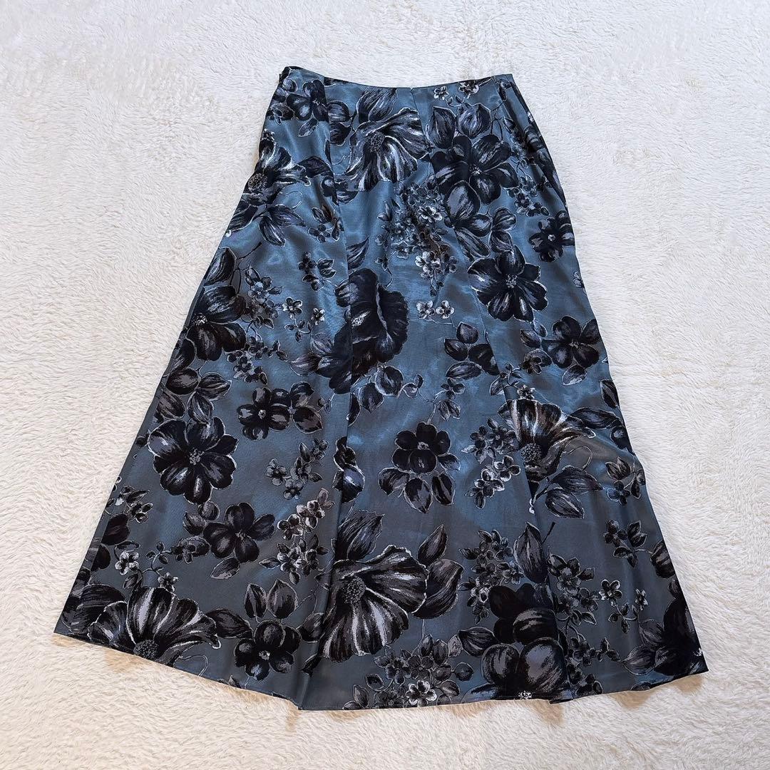 [超美品]VERMEIL par iena フラワープリント スカート 40