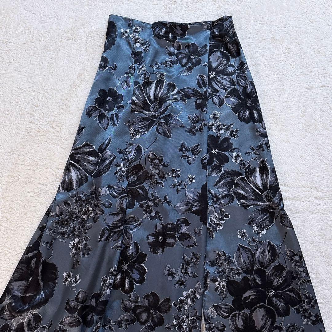 [超美品]VERMEIL par iena フラワープリント スカート 40