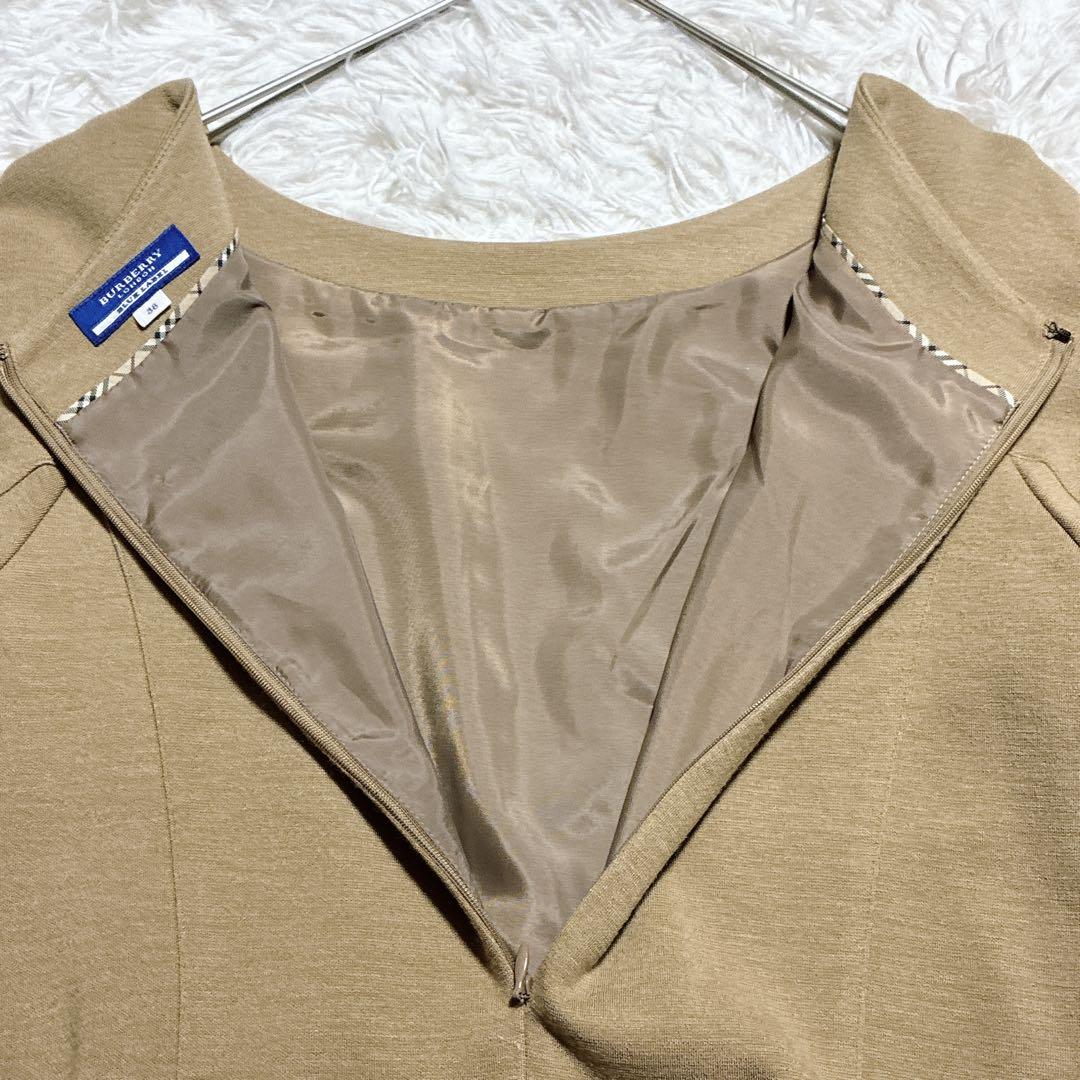 るみこ ⭐️バーバリーブルーレーベル　ワンピース ストレッチ　ベルト