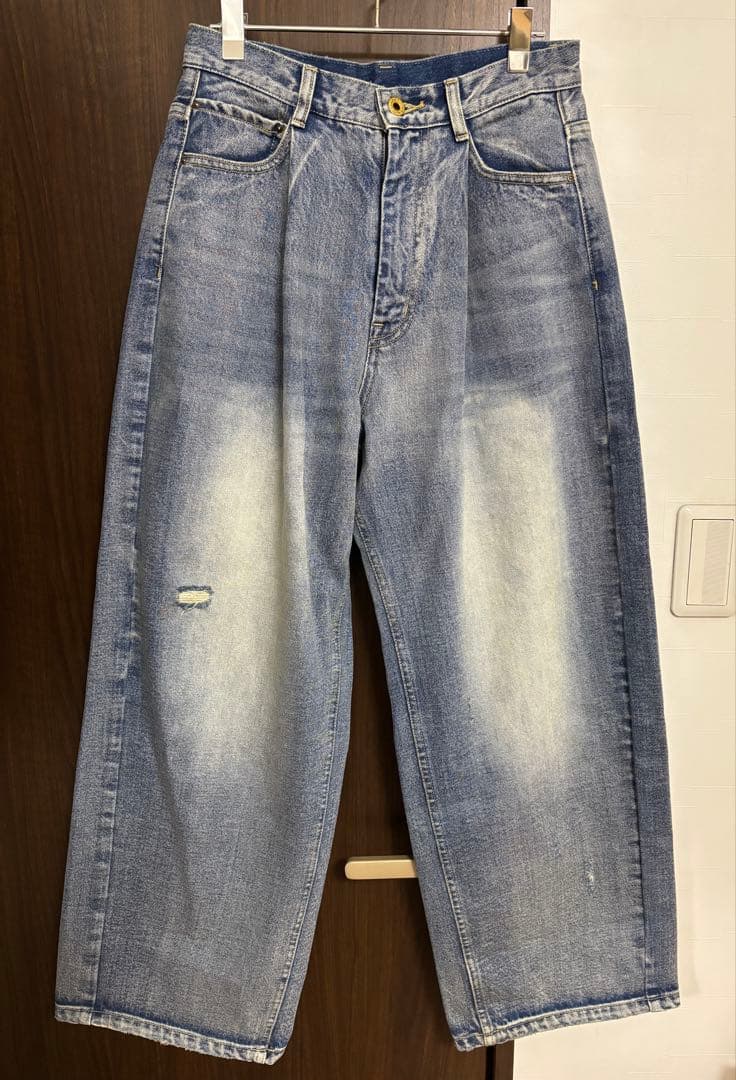 パンツ Spick and Span5 1/2 TUCKBARREL DENIM27
