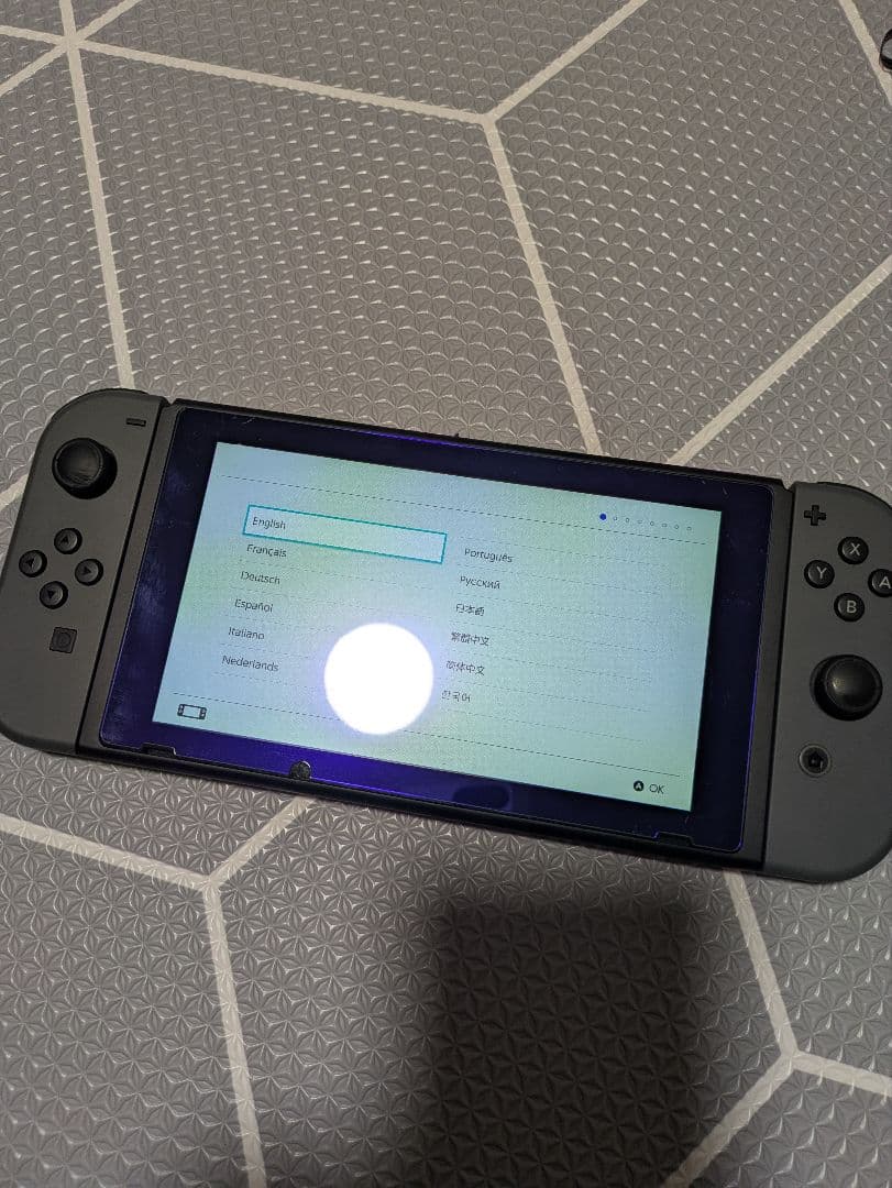 Nintendo Switch 本体 グレー 　2022年購入　ケース付き