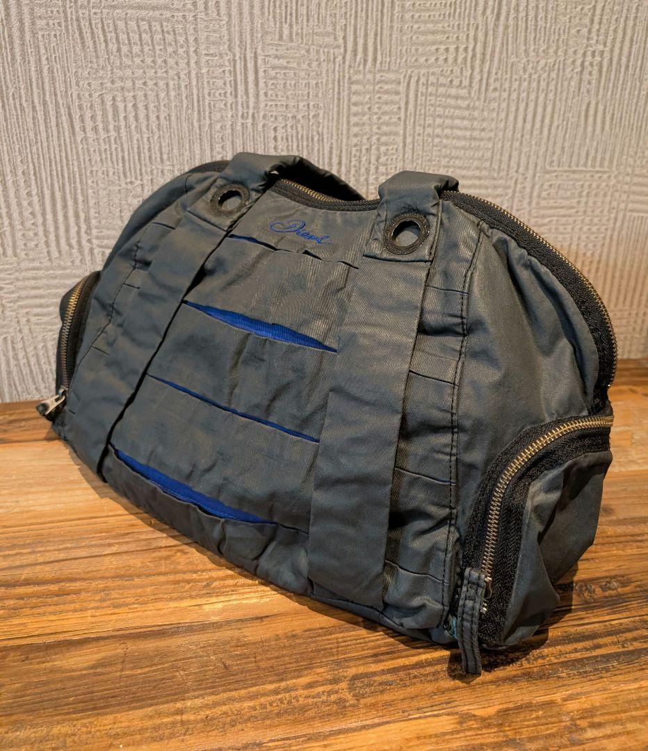 DIESEL Boston bag ボストンバッグ　黒　ブラック　トートバッグ