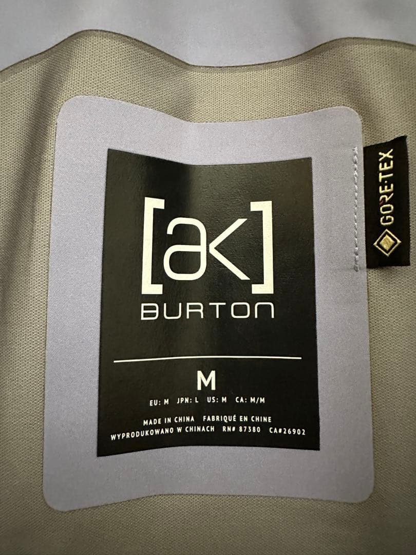 スノーボード Burton [ak] freebird bib pant size M