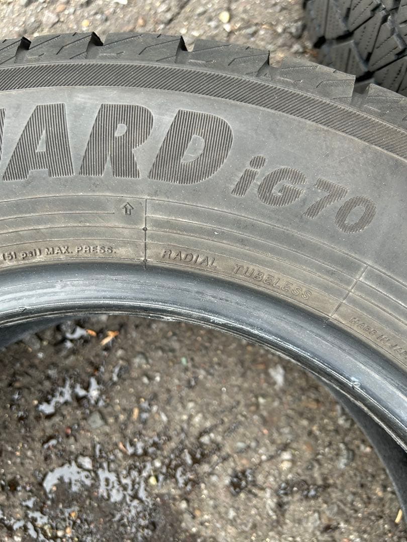 ☆送料込み　ヨコハマタイヤ IG70 195/65R15 2本