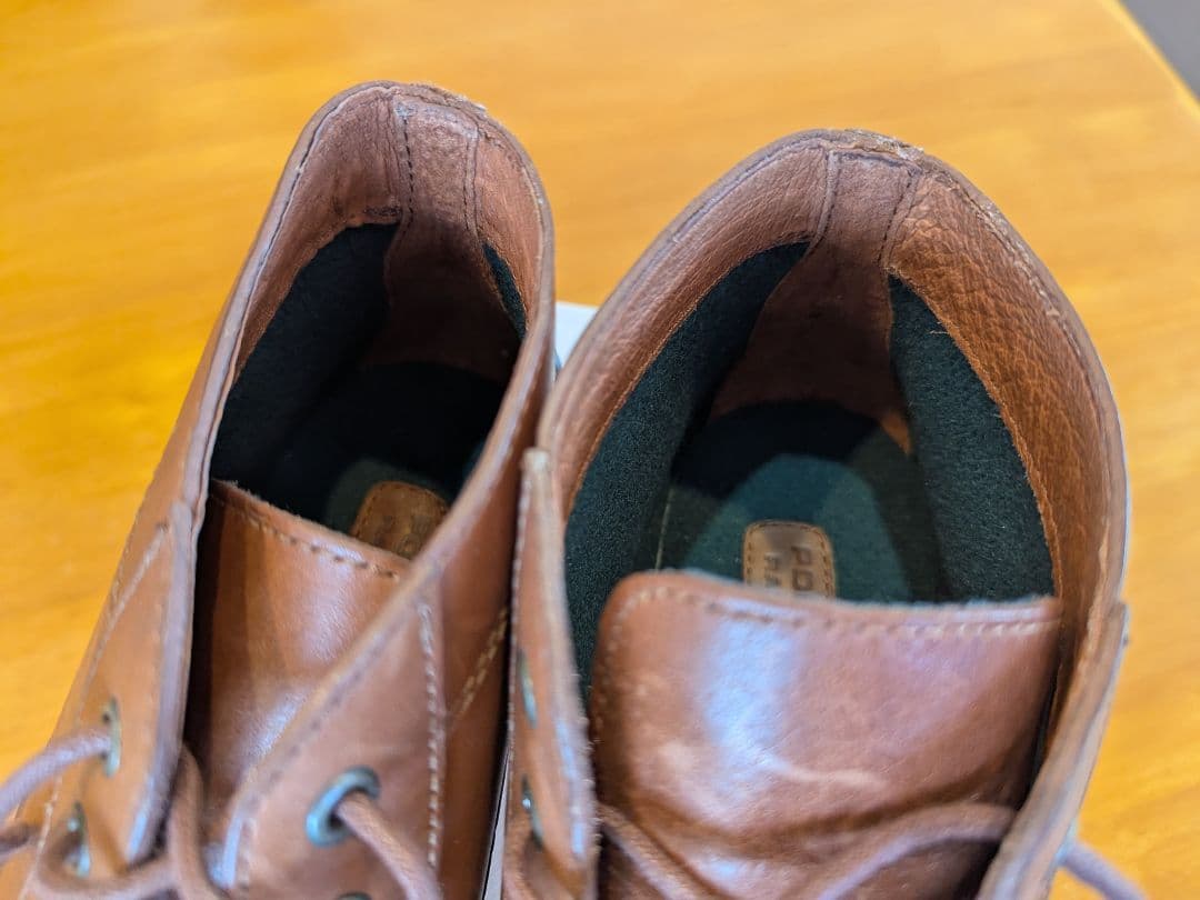 【希少 美品】POLO SPORT ポロスポーツ レザーシューズ ブラウン