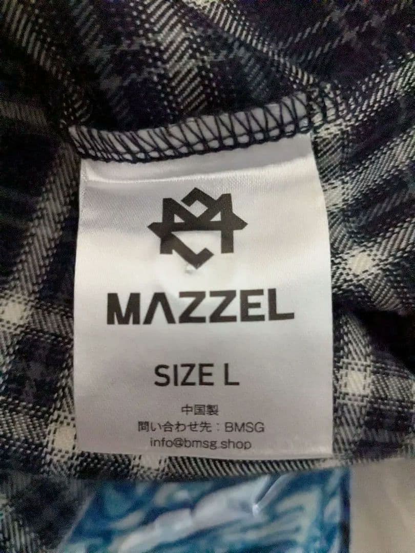 MAZZEL チェック柄 長袖シャツ