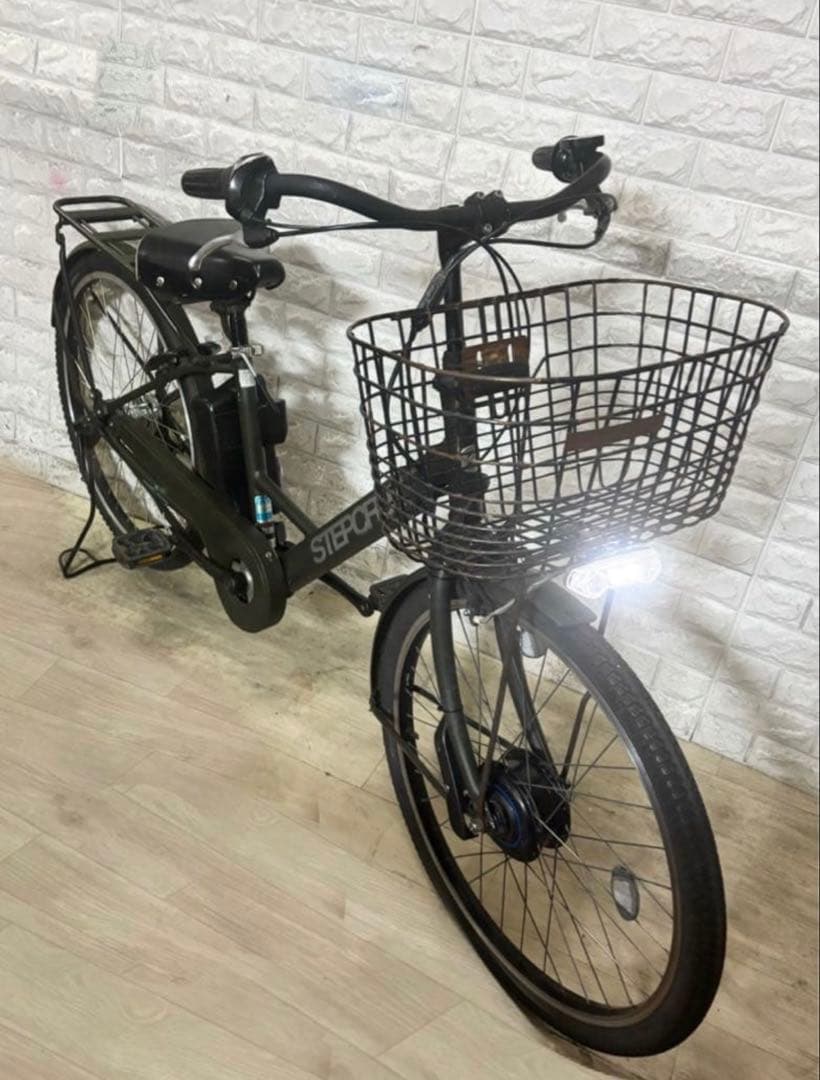 ✨人気ステップクルーズ✨カーボンベルト✨自動充電✨長距離✨ブリヂストン電動自転車