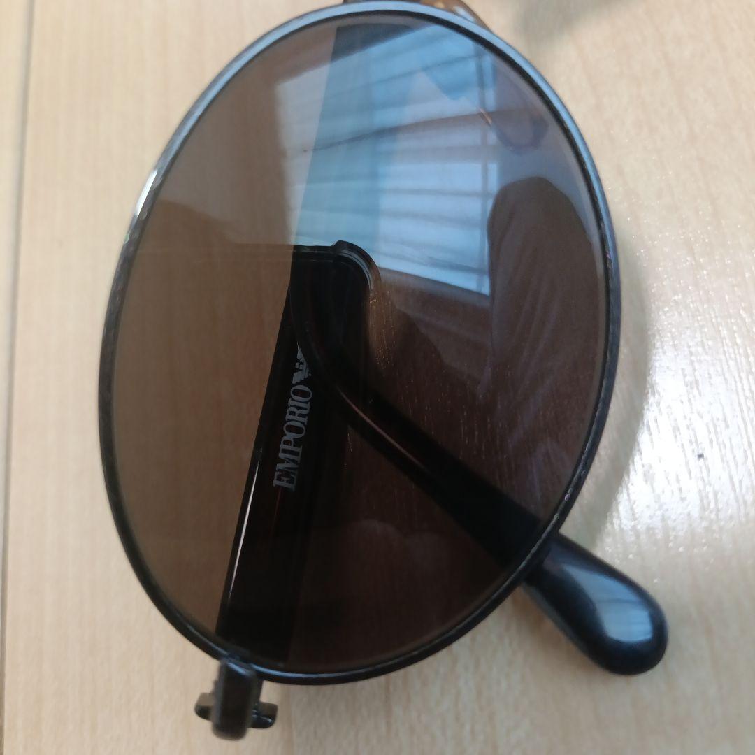 【極美品】EMPORIO ARMANI サングラス オーバル メタルフレーム