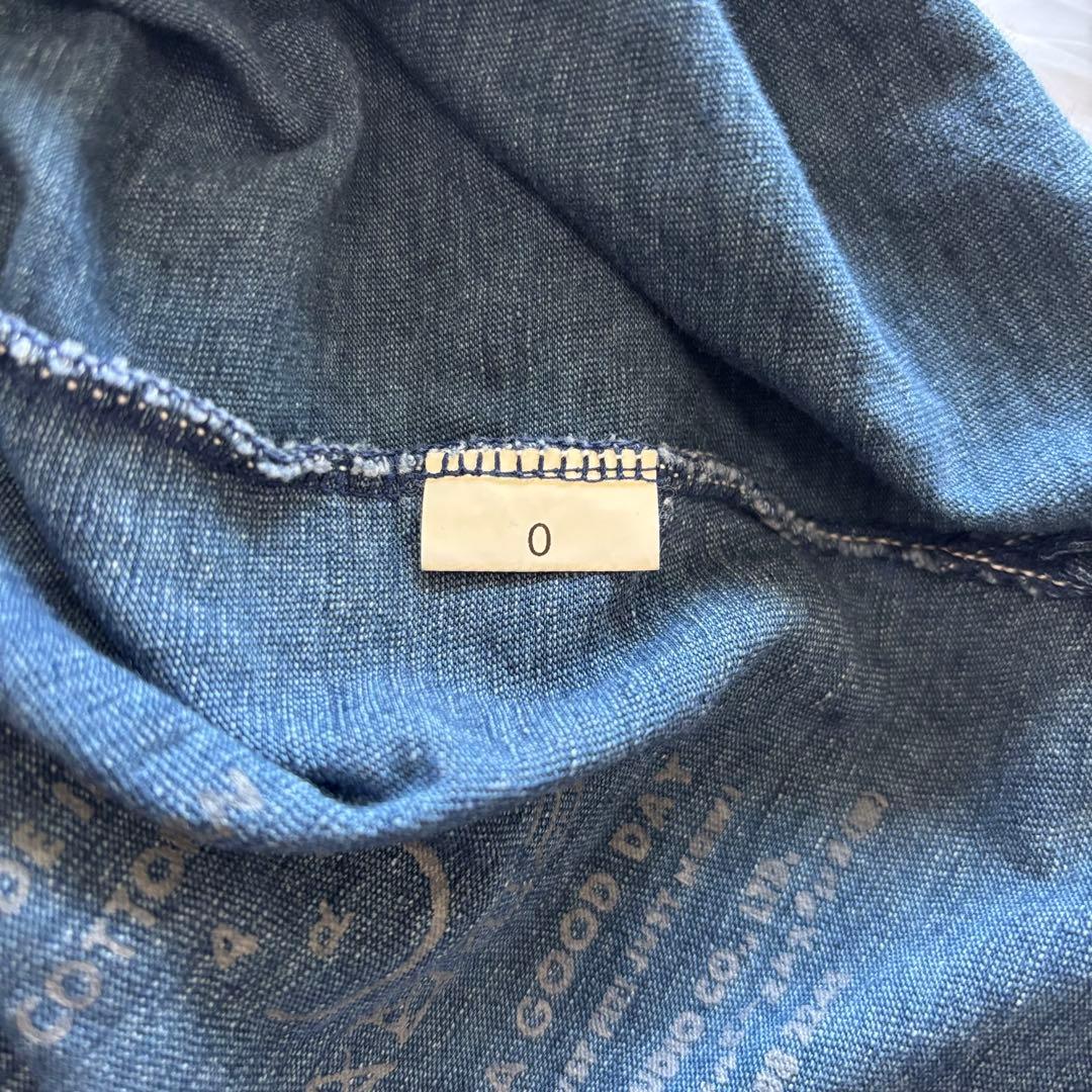 【美品】　45R (加工)インディゴ全員集合の905オーシャンTシャツ　半袖