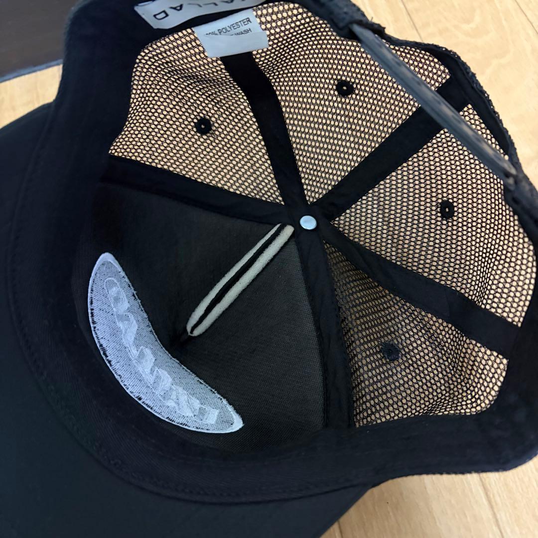新品 未使用 VALLAD STUDIO LOGO BLK メッシュ キャップ