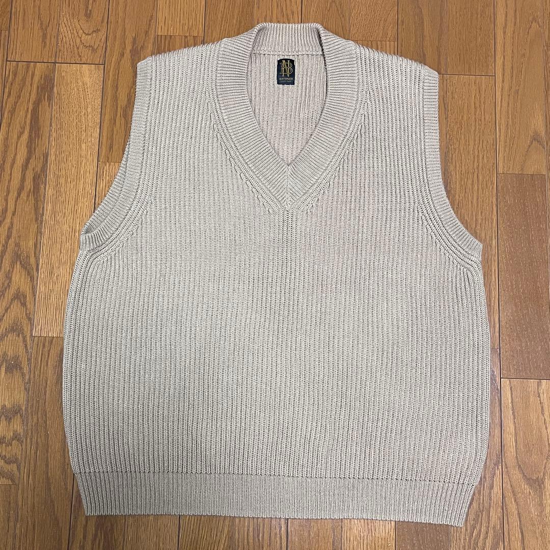 24SS BEAMS PLUS【別注】BATONER / V NECK VEST