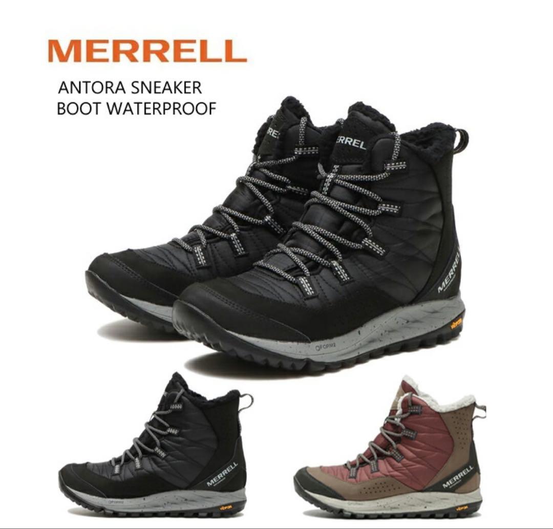 MERRELL ANTORA スニーカーブーツ ブラック　25.0 防水