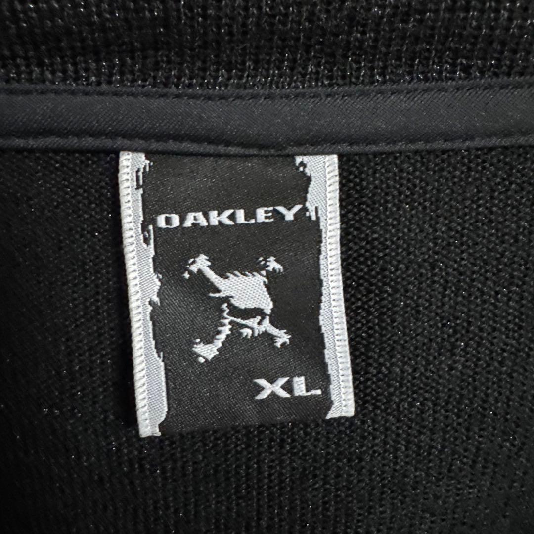 オークリー/OAKLEY フード付きジャケット XL/ネイビー/スカル/ゴルフ