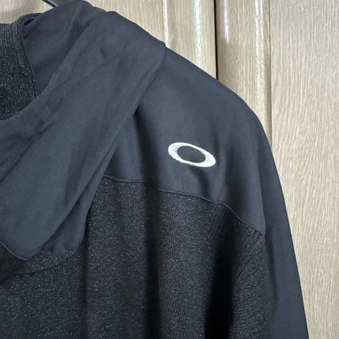 オークリー/OAKLEY フード付きジャケット XL/ネイビー/スカル/ゴルフ