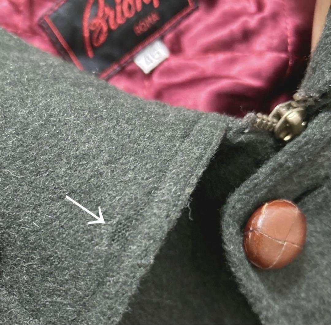 Brioni ウールブルゾン　アルパカ混　キルティング裏地　ブリオーニ