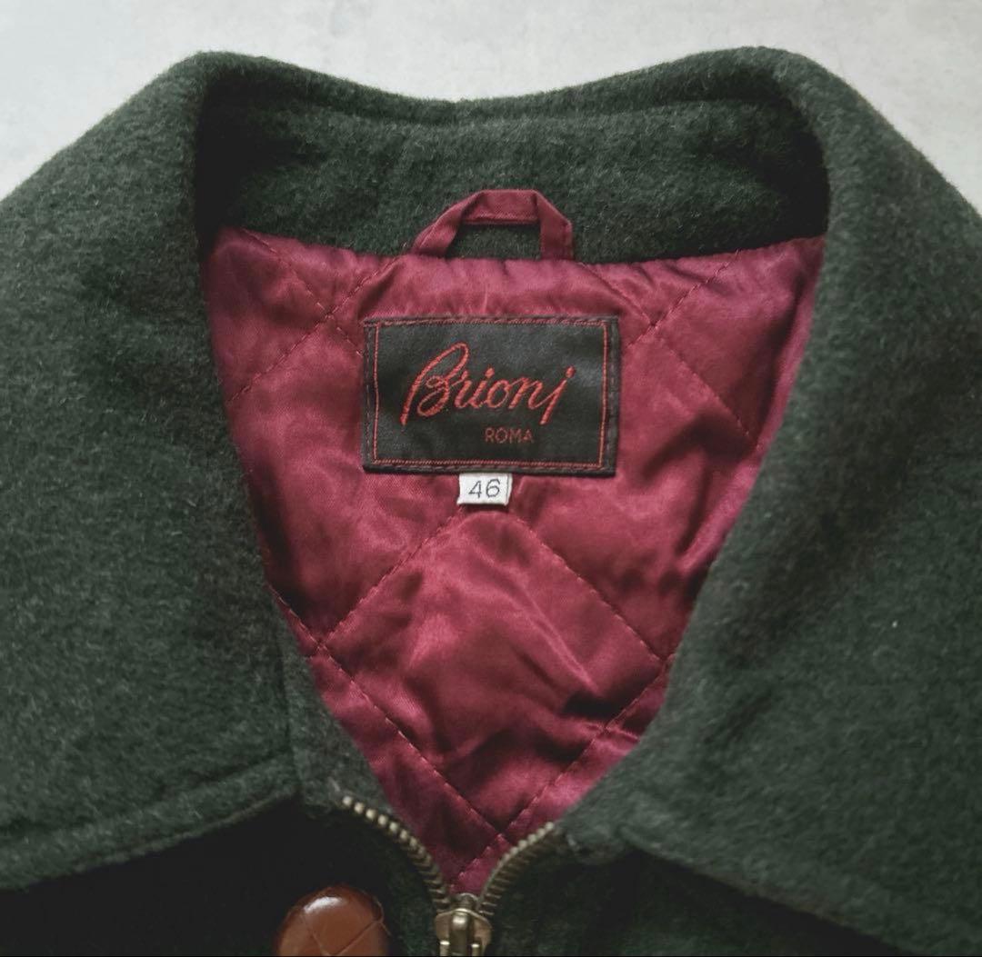 Brioni ウールブルゾン　アルパカ混　キルティング裏地　ブリオーニ