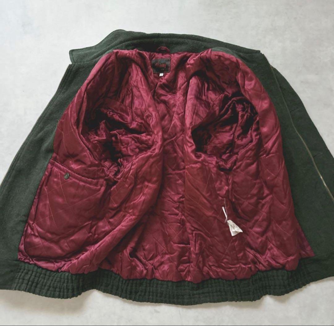 Brioni ウールブルゾン　アルパカ混　キルティング裏地　ブリオーニ