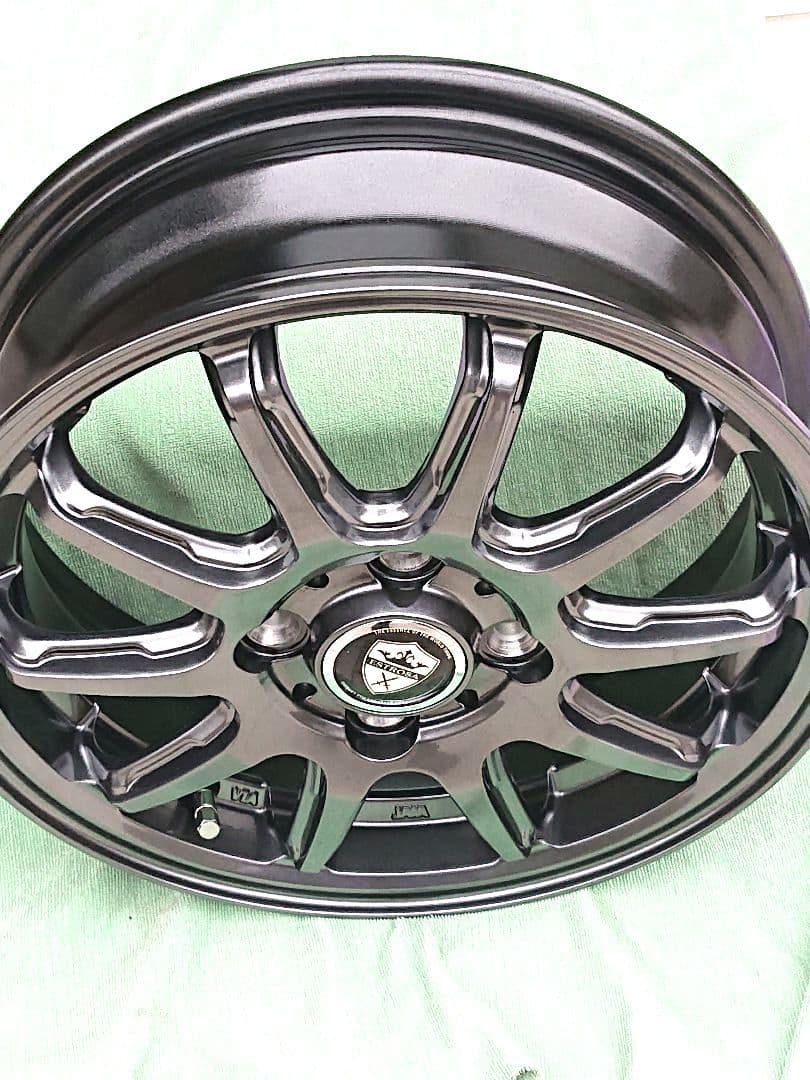 ①【極美品】軽自動車専用ホイール4本セット 14/4.5J 4/100 ＋45