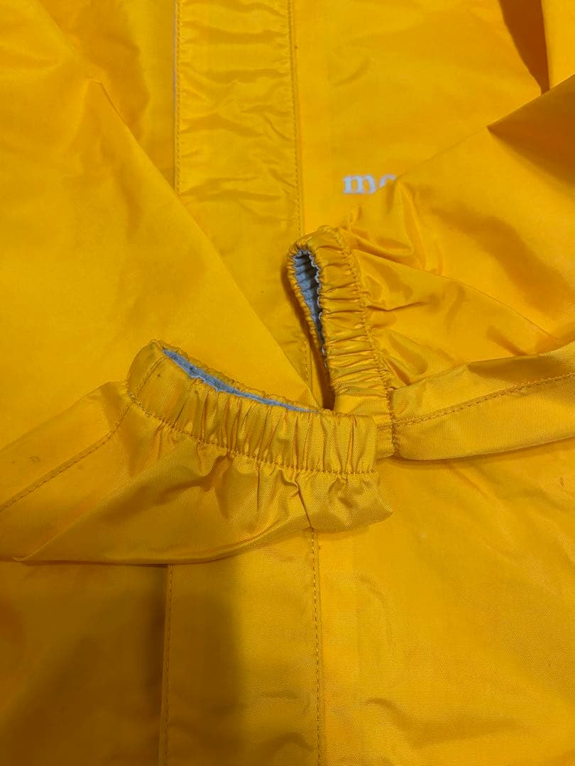 【美品】　モンベル mont-bellレインウェアセット 雨具 レインコート90