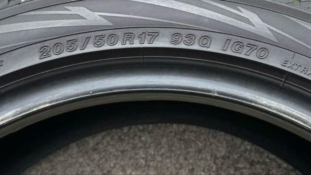 ヨコハマタイヤ スタッドレス アイスガード IG70 205/50r17 4本
