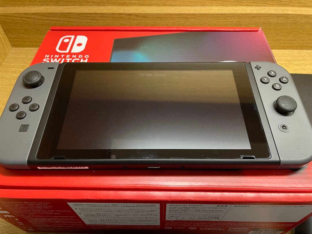 Nintendo Switch 本体 グレー 付属品あり 動作確認済み