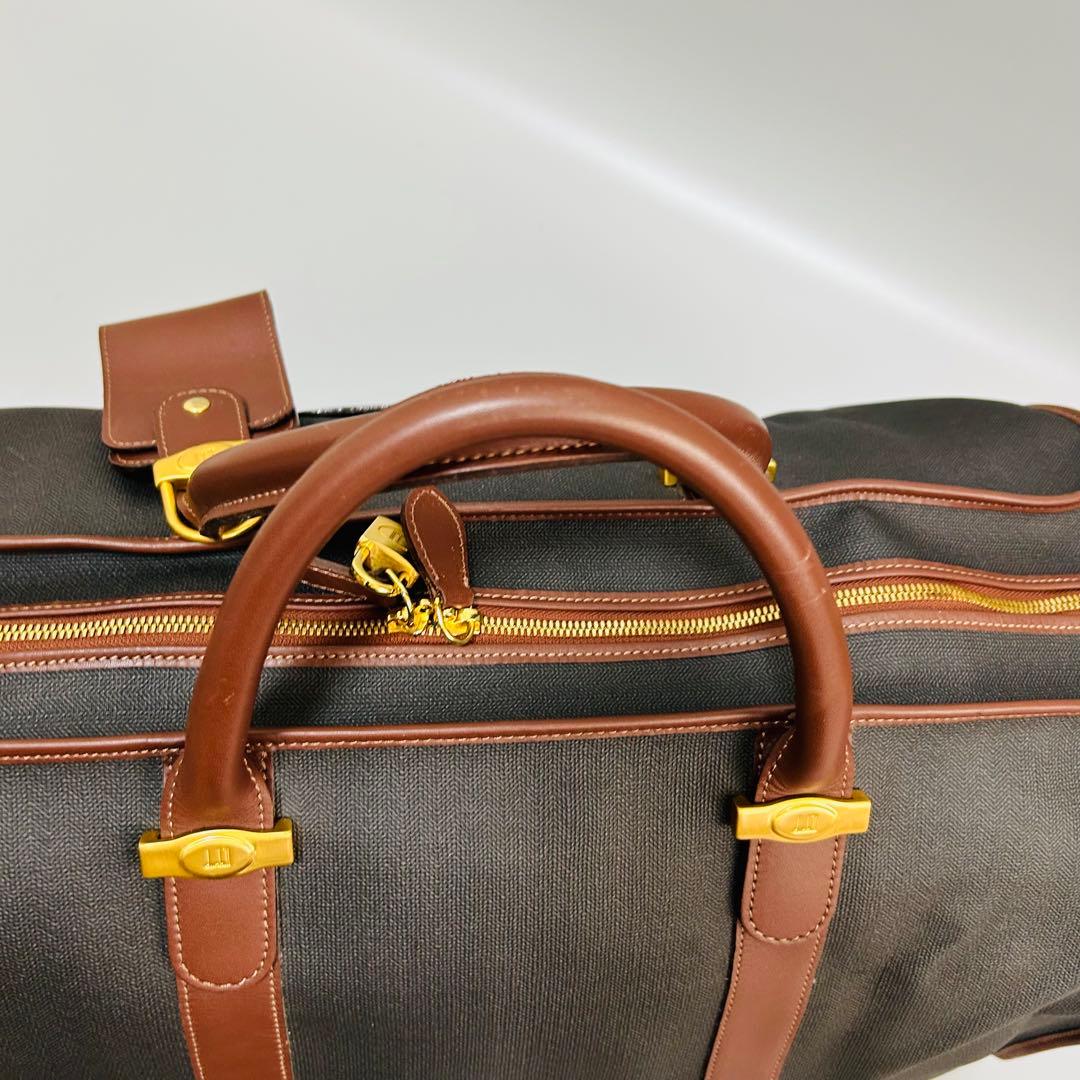 dunhillダンヒル ボストンバッグ ハンドバッグ トラベルバッグ 大容量