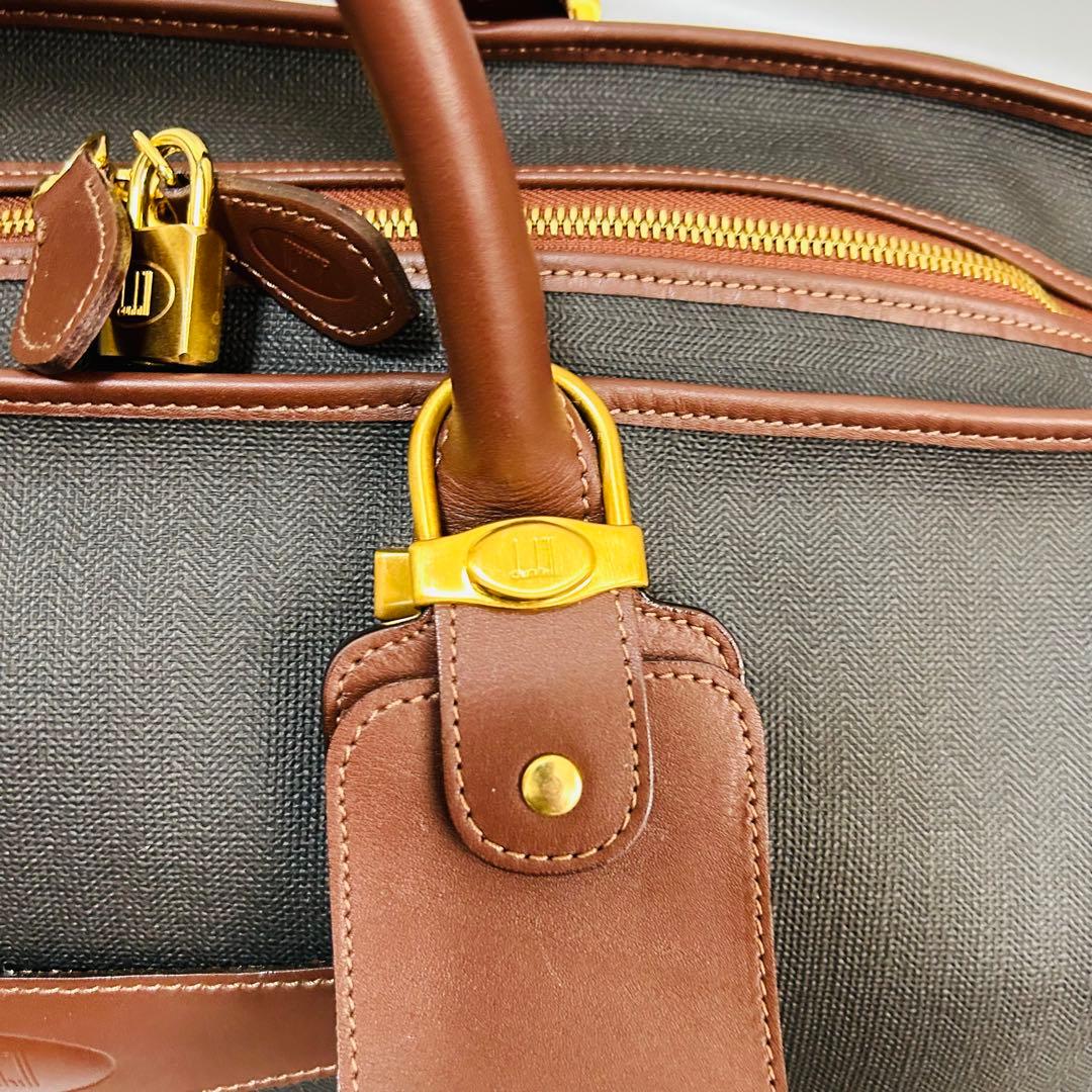 dunhillダンヒル ボストンバッグ ハンドバッグ トラベルバッグ 大容量