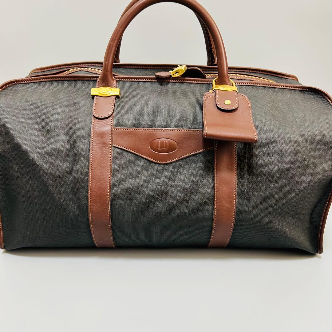 dunhillダンヒル ボストンバッグ ハンドバッグ トラベルバッグ 大容量