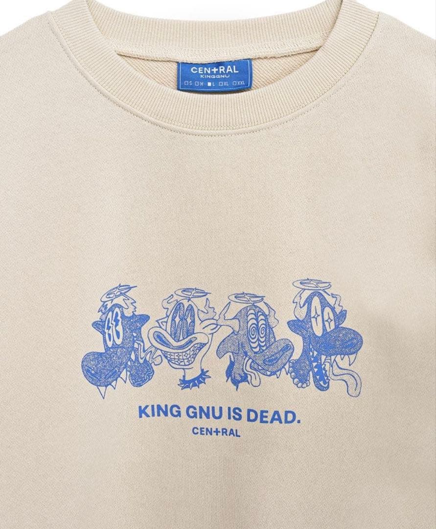 CEN+RAL KING GNU スウェットアイボリーXXL