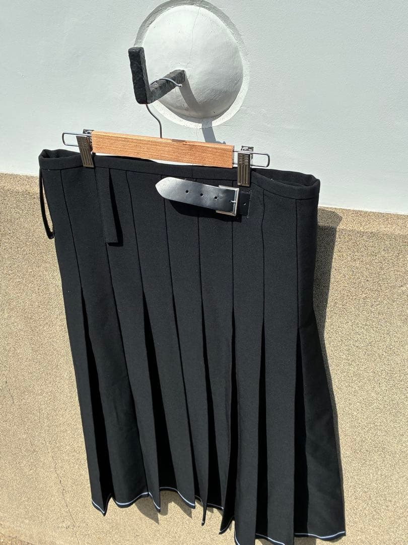 Y’s Yohji Yamamoto プリーツスカート ブラック