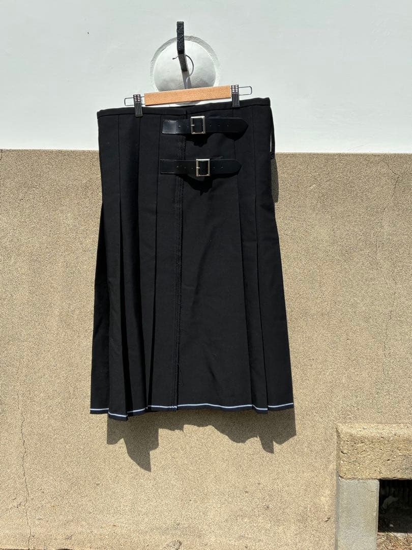 Y’s Yohji Yamamoto プリーツスカート ブラック