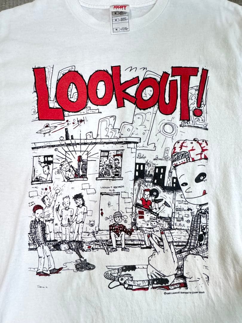 銀杏BOYZ LOOKOUT records Tシャツ　Mサイズ