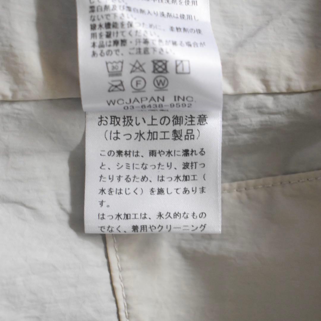 【フォロー割引適用】WCJ撥水ステンカラーコート ブラウン オーバーサイズ23A
