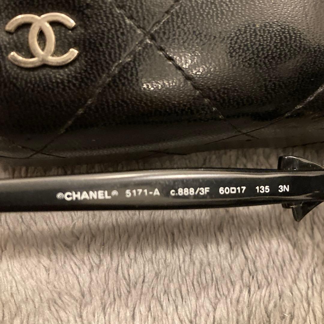 【箱付き】CHANEL シャネル　5171-A リボン　ココマーク　サングラス