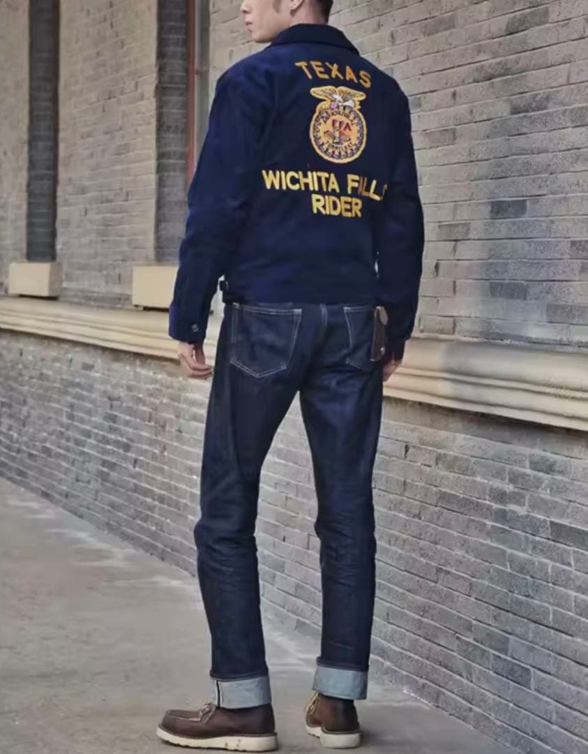 【最安】FFA復刻コーデュロイジャケット ネイビー2XL