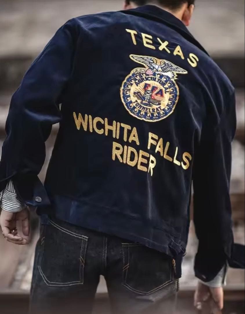 【最安】FFA復刻コーデュロイジャケット ネイビー2XL