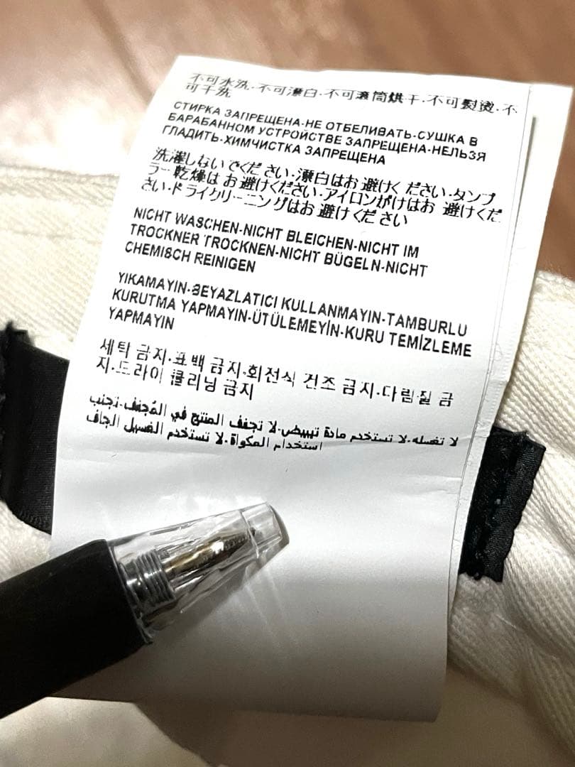 VERSACE キャップ　ホワイト