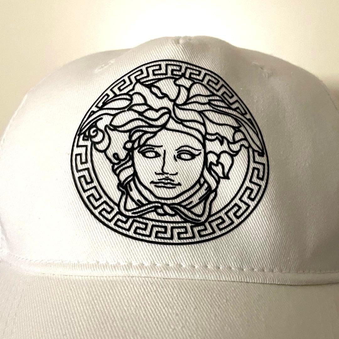 VERSACE キャップ　ホワイト