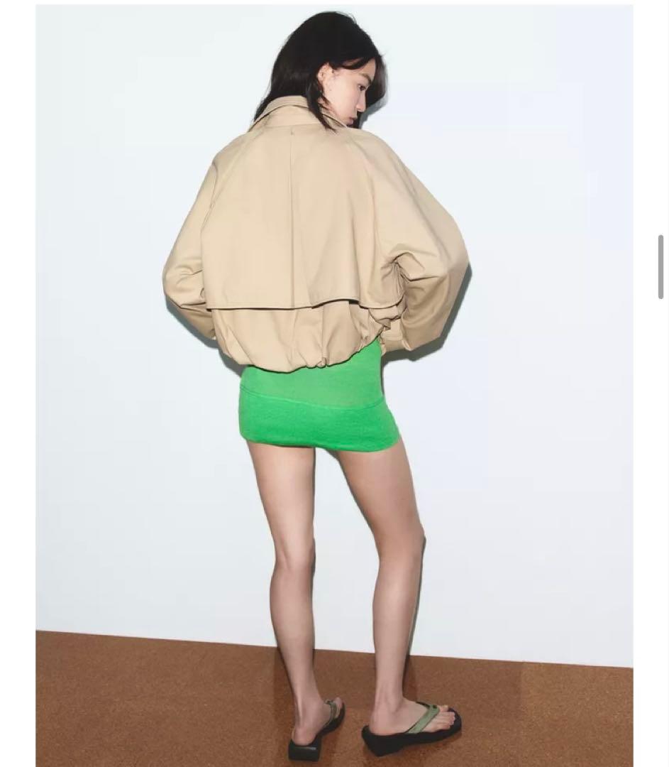 ZARA バルーンショートトレンチコート