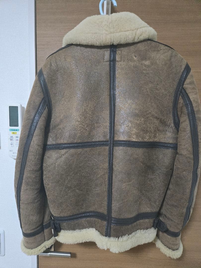 schott B-3【38】 米国製◇ムートン 革ジャン