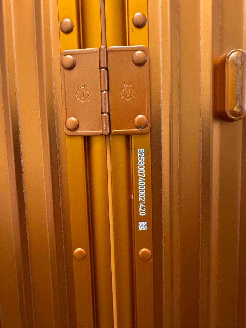 RIMOWAリモワ ORIGINAL トランクプラス　105L カバー付き