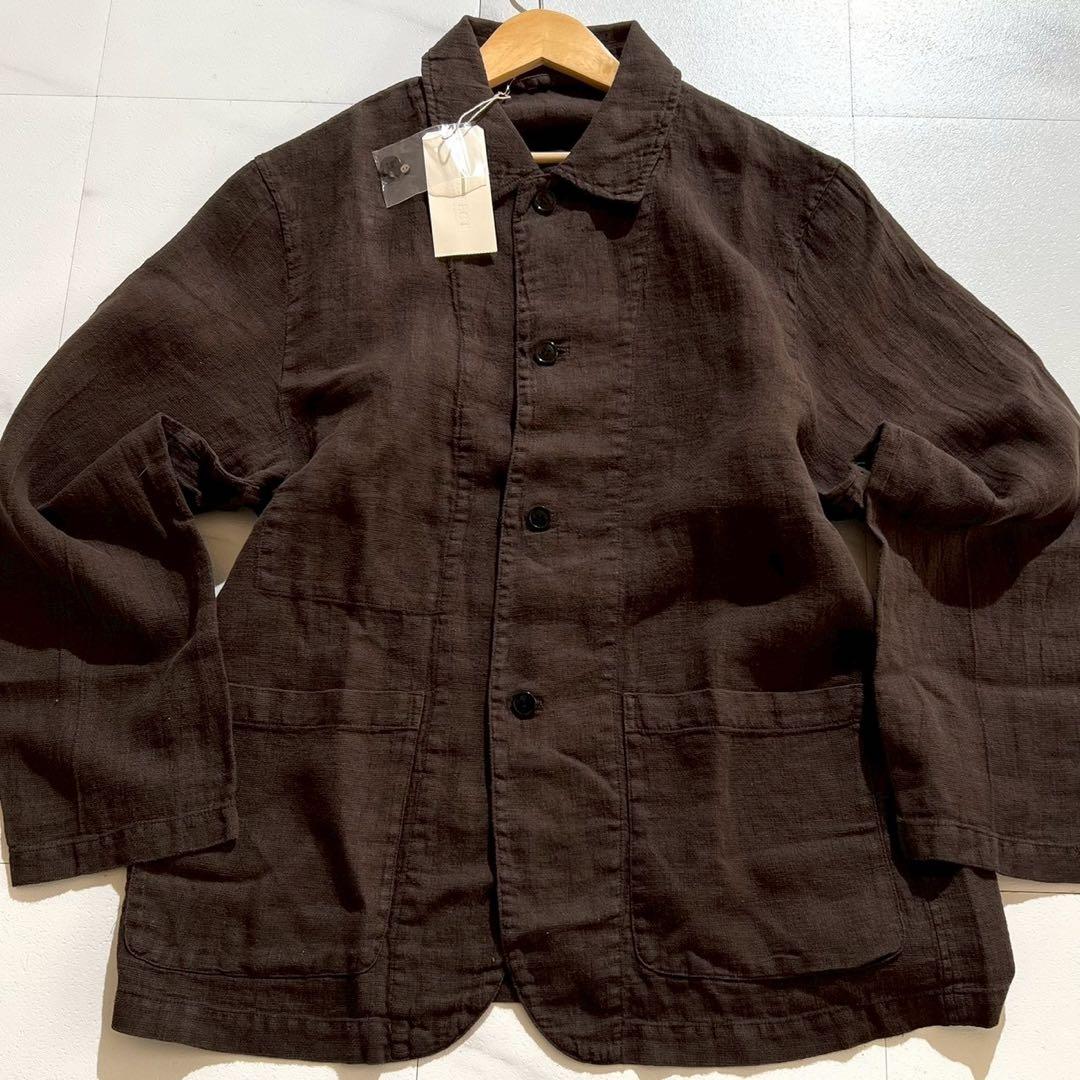 【新品】ネストローブコンフェクト 起毛リネンジャケット 22AW 日本製 メンズ