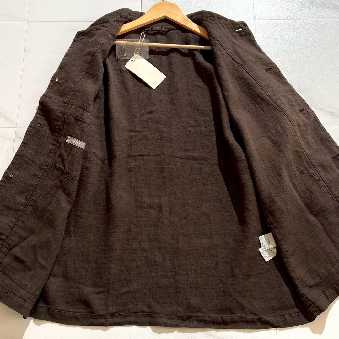 【新品】ネストローブコンフェクト 起毛リネンジャケット 22AW 日本製 メンズ