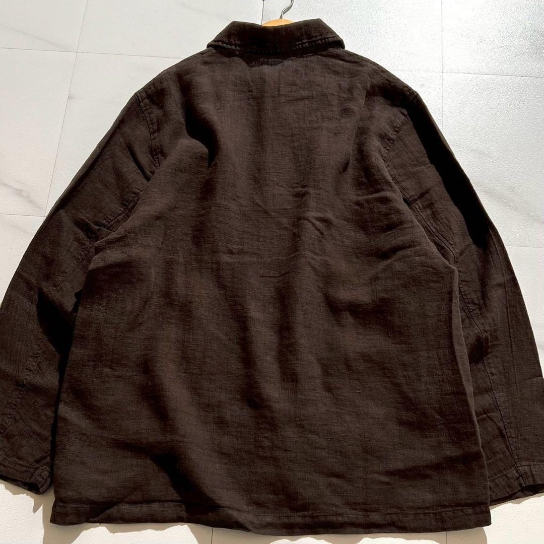 【新品】ネストローブコンフェクト 起毛リネンジャケット 22AW 日本製 メンズ