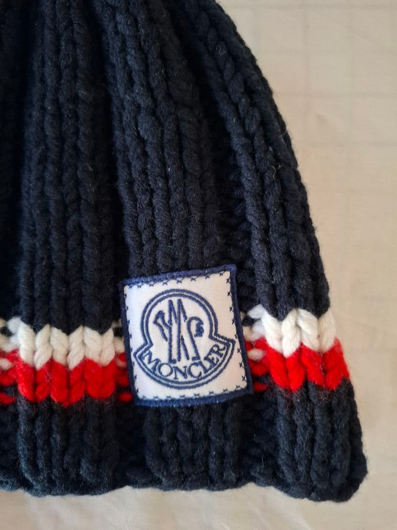 MONCLER GAMME BLEU ガムブルー ニットキャップ カシミア