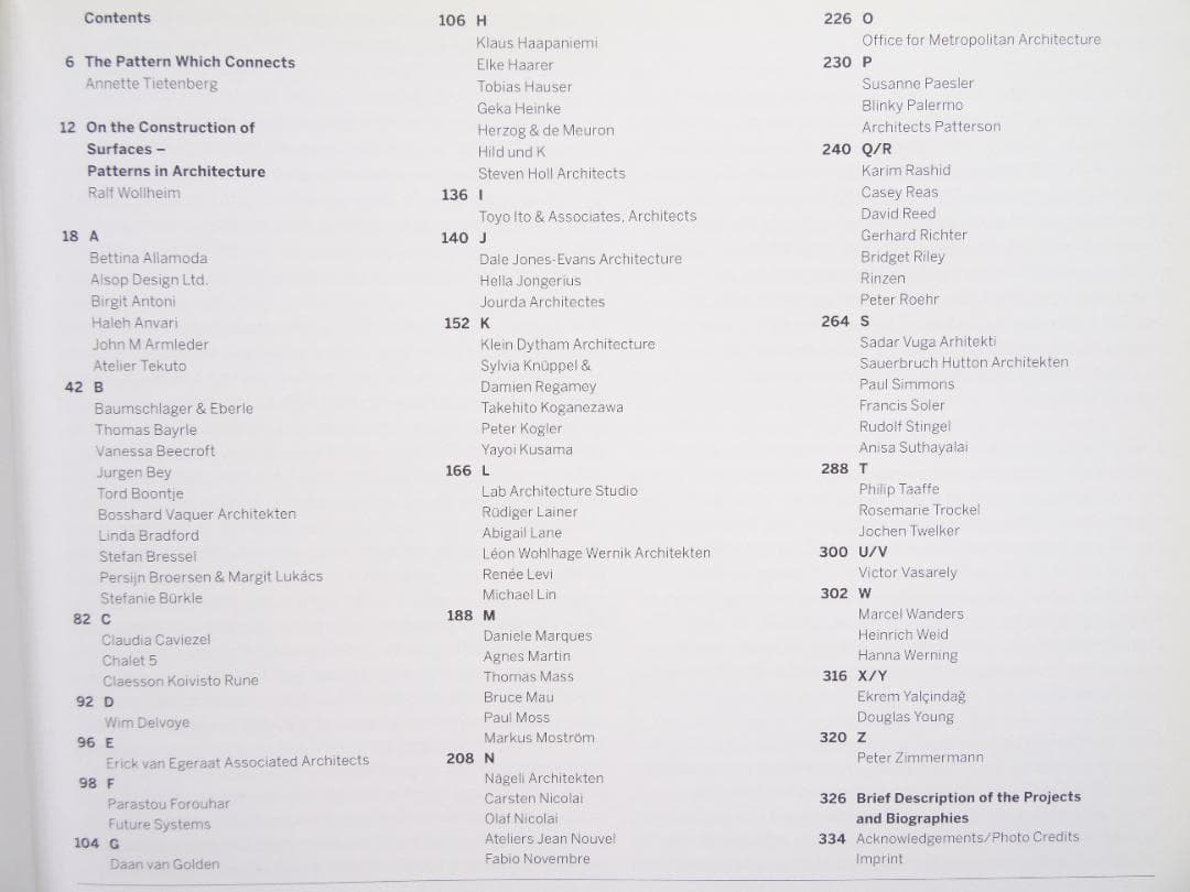 洋書◆アートと建築のデザインパターン写真集 本 設計 建物