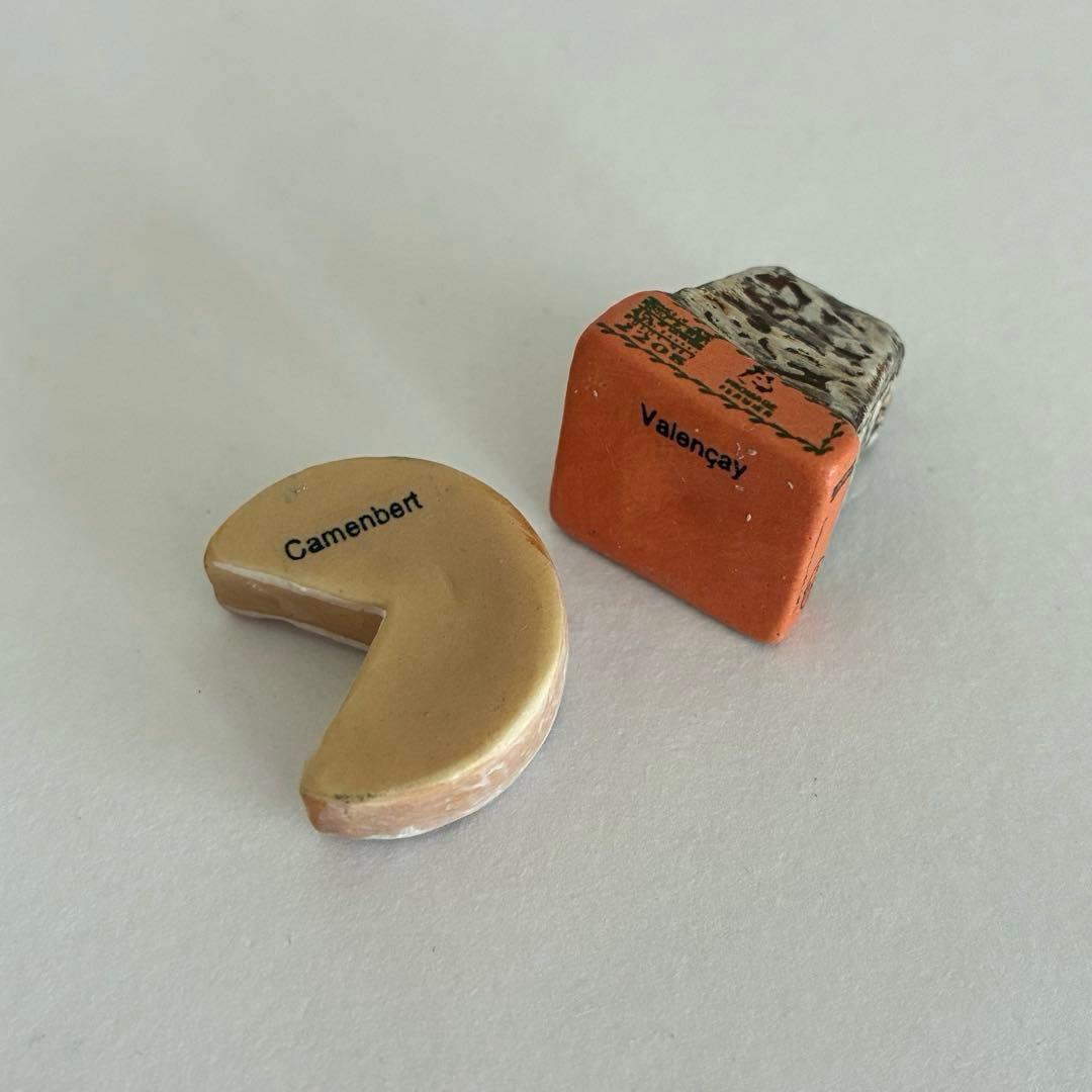 フランスのチーズ　希少　フェーブ　ヴィンテージ　フランス　陶器　ミニチュア　置物