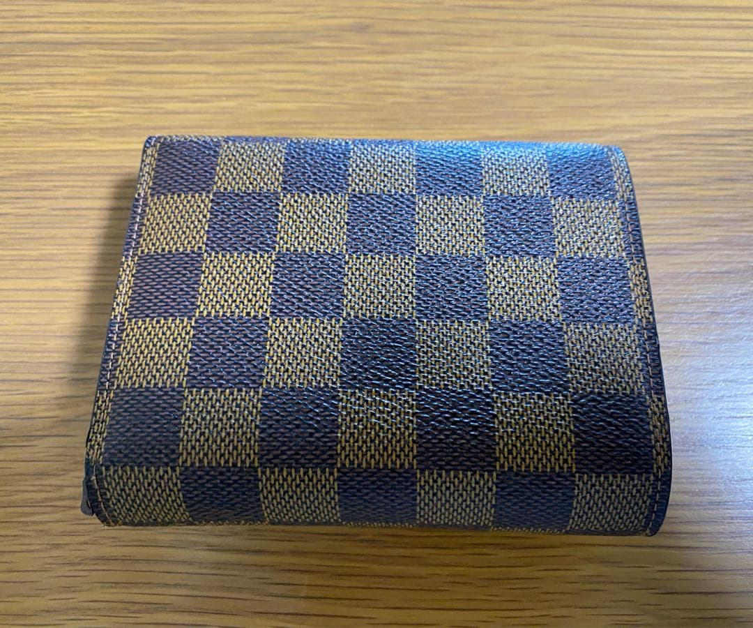 ルイヴィトン ポルトフォイユ ジョイ ダミエ エベヌ 三つ折り財布