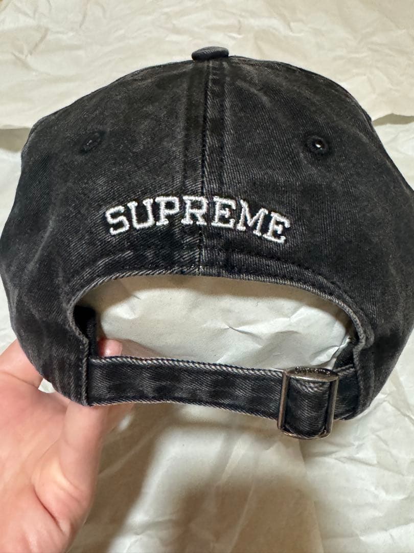 帽子 Supreme S Logo 6-Panel Cap Black