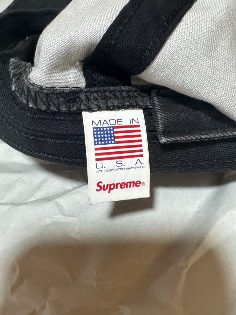 帽子 Supreme S Logo 6-Panel Cap Black